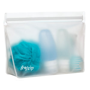 (re)zip Stand-Up Clear Leakproof Reusable Storage Bag (4-Cup/32-ounce) - LaPrima Shops ®
