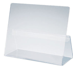 Classic Cookbook Holder - Simple Elegant Clear Acrylic - Made in the USA - LaPrima Shops ®