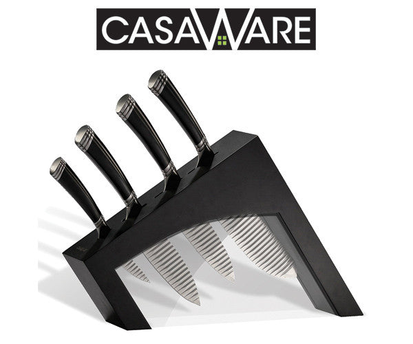 Win a casaWare Groovetech 5pc Knife Block Set (Black), a $150 value ...