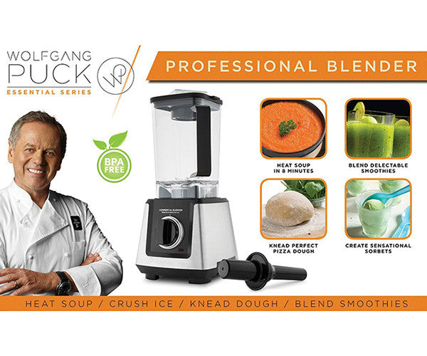 Win a Wolfgang Puck Commercial Blender, 68 Ounce BPA-Free Jar, 10-Speed 2.5 Peak Horsepower, a $184.99 value!