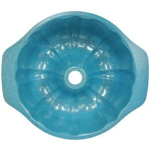 casaWare Fluted Cake Pan 9.5-inch (12-Cup) Ceramic Coated NonStick (Blue Granite) - LaPrima Shops ®