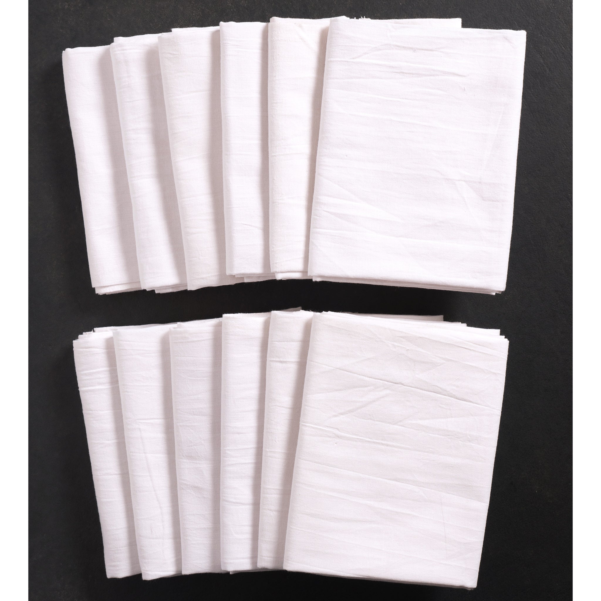 Cloth Napkins  100% Cotton Flour Sack Napkins (Set of 12) — Mary's Kitchen  Towels
