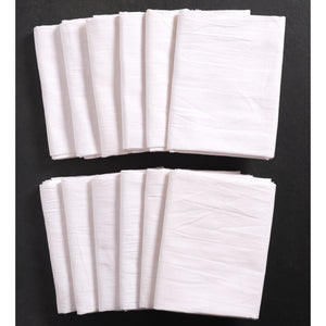 KAF Home Set of 12 Flour Sack White Kitchen Towels, 100-Percent Cotton, Absorbent, Extra Soft (20 x 30-Inches) - LaPrima Shops ®