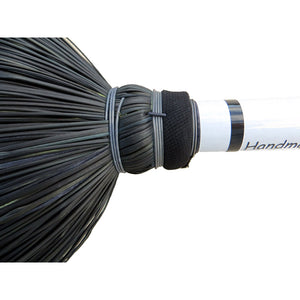 LaPrima Shops Authentic Hand Made All Broomcorn Broom (54-Inch/Medium Black) - LaPrima Shops ®