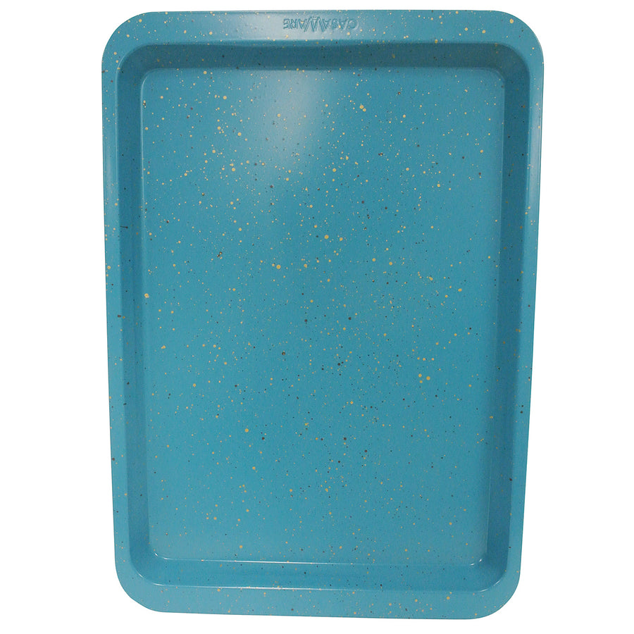 casaWare Ceramic Coated NonStick Cookie/Jelly Roll Pan 10x 14 (Blue Granite) - LaPrima Shops ®