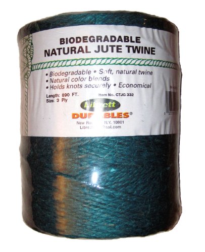 Librett Biodegradable Green Natural Jute Twine, 890 FT - 65oz - 3 Ply - LaPrima Shops ®