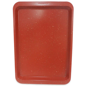casaWare Ceramic Coated NonStick Cookie/Jelly Roll Pan 10x 14 (Red Granite) - LaPrima Shops ®