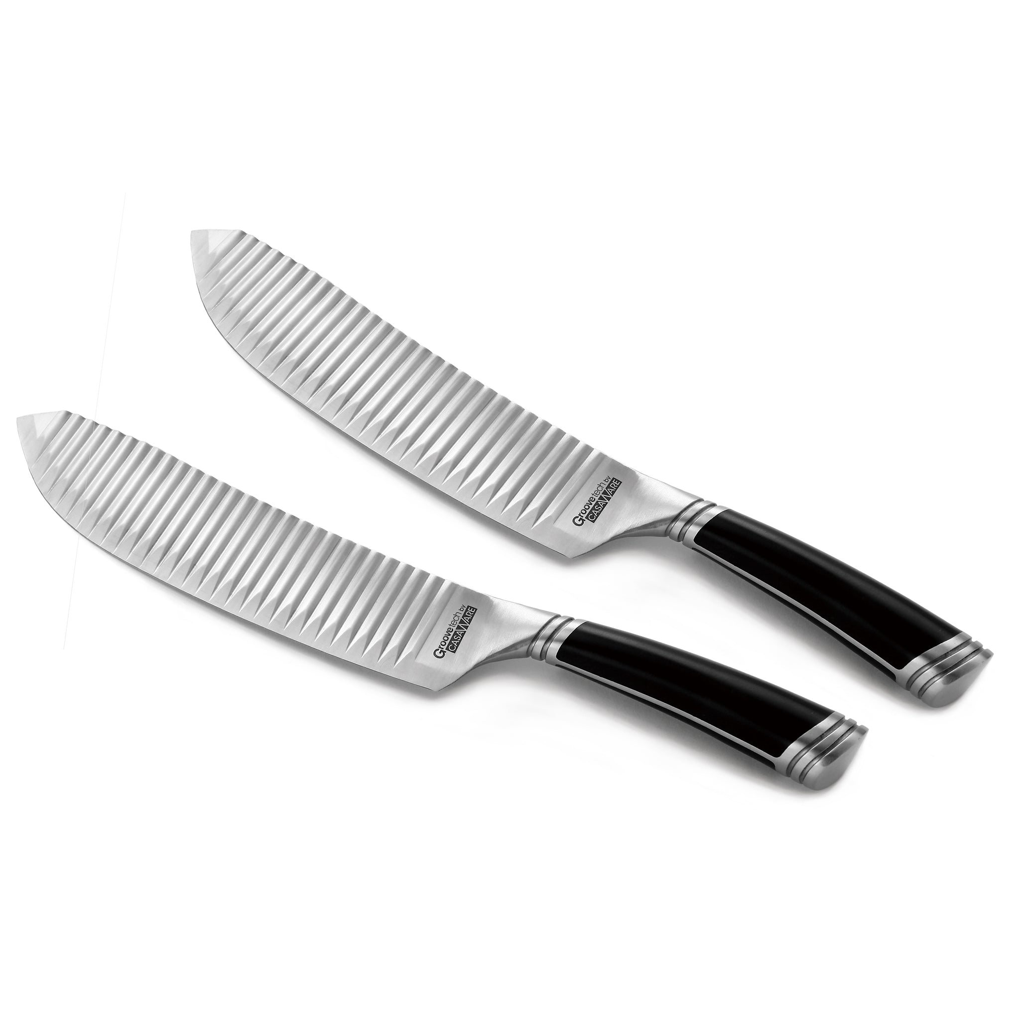 Stainless Steel Non-serrated Utility Knife and Paring Knife 2pc