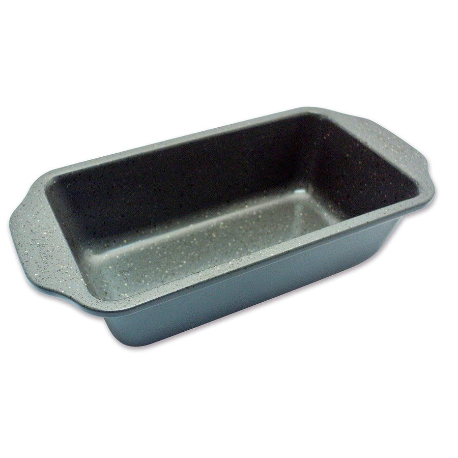 casaWare Loaf Pan 9 x 5-Inch Ceramic Coated Non-Stick (Silver Granite) - LaPrima Shops ®