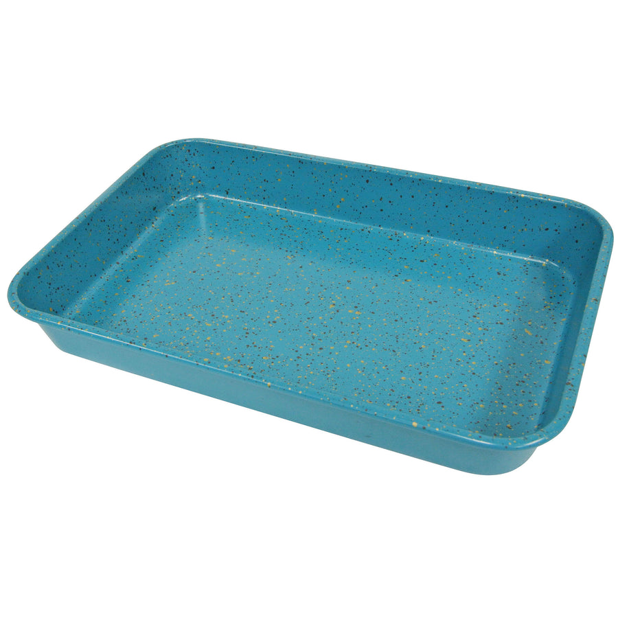 CasaWare Jumbo Muffin Pan 6 Cup Ceramic Coated Non-Stick (Blue Granite -  LaPrima Shops®